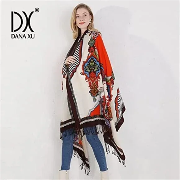 Winter Large Scarf Pashmina Shawl Bandana Neck Wrap For Women